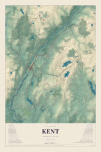 Map of Kent, Connecticut
