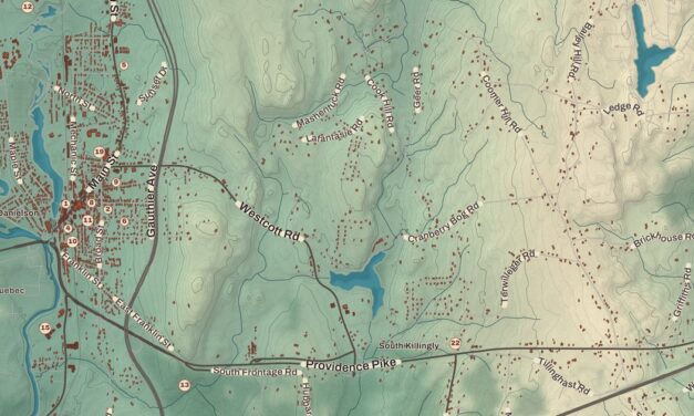 Beautifully Detailed Map of Killingly, Connecticut