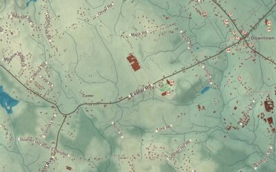 Beautifully Detailed Map of Lebanon, Connecticut