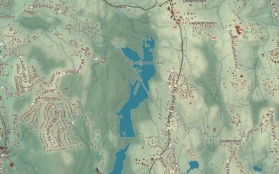 Beautifully Detailed Map of Ledyard, Connecticut