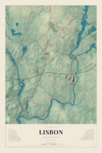 Map of Lisbon, Connecticut