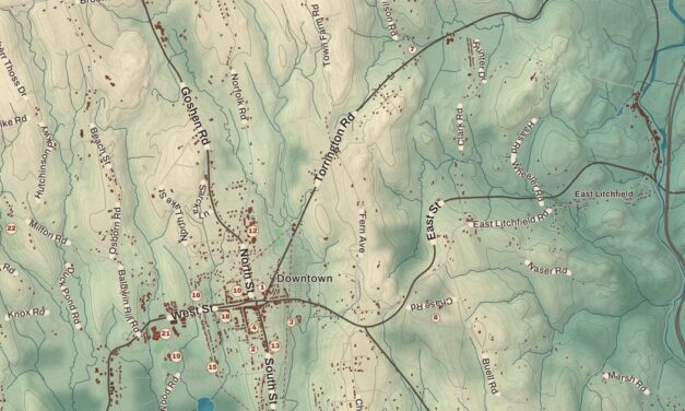 Beautifully Detailed Map of Litchfield, Connecticut