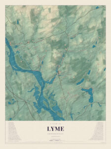 Map of Lyme, Connecticut