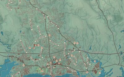 Beautifully Detailed Map of Madison, Connecticut