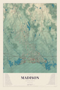 Map of Madison, Connecticut