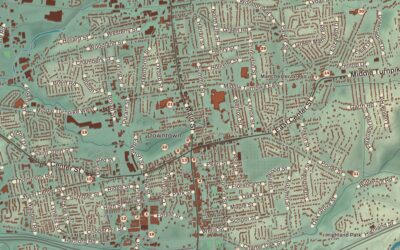 Beautifully Detailed Map of Manchester, Connecticut