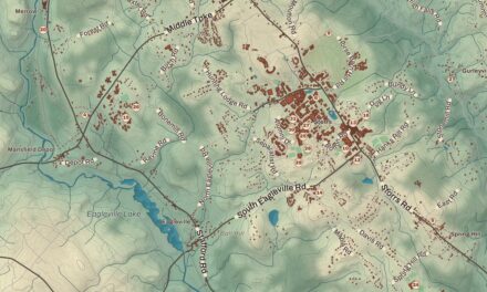 Beautifully Detailed Map of Mansfield, Connecticut