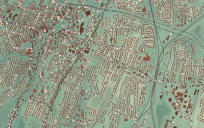 Beautifully Detailed Map of Meriden, Connecticut