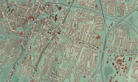 Beautifully Detailed Map of Meriden, Connecticut