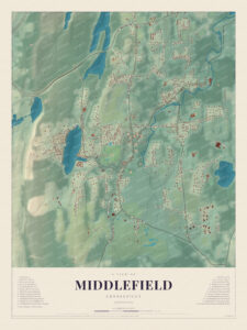 Map of Middlefield, Connecticut