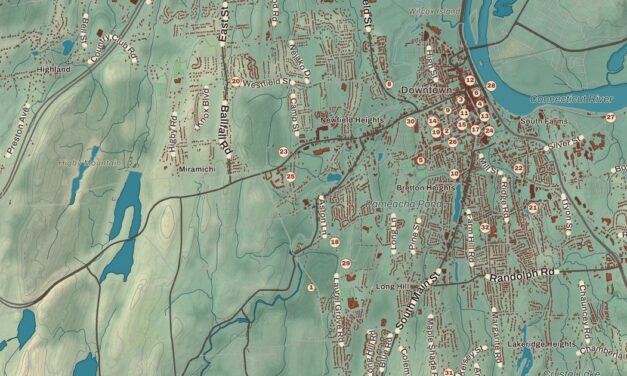 Beautifully Detailed Map of Middletown, Connecticut