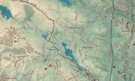 Beautifully Detailed Map of Montville, Connecticut