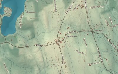 Beautifully Detailed Map of Morris, Connecticut