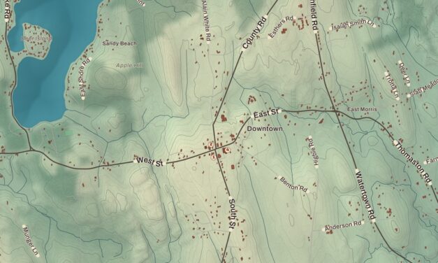 Beautifully Detailed Map of Morris, Connecticut
