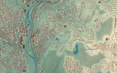 Beautifully Detailed Map of Naugatuck, Connecticut