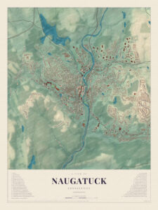 Map of Naugatuck, Connecticut