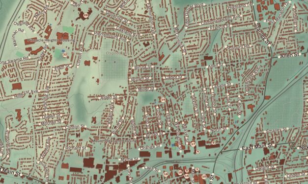Beautifully Detailed Map of New Britain, Connecticut