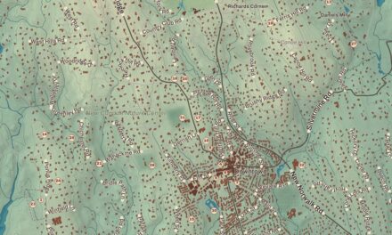Beautifully Detailed Map of New Canaan, Connecticut