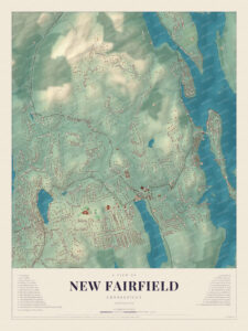 Map of New Fairfield, Connecticut