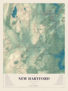 Map of New Hartford, Connecticut
