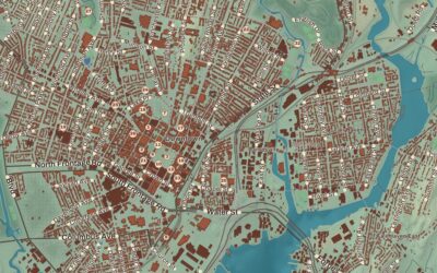 Beautifully Detailed Map of New Haven, Connecticut