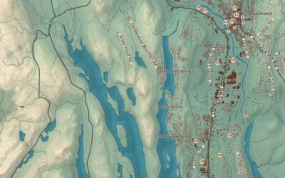 Beautifully Detailed Map of New Milford, Connecticut