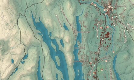 Beautifully Detailed Map of New Milford, Connecticut