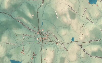 Beautifully Detailed Map of Norfolk, Connecticut