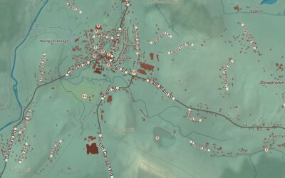 Beautifully Detailed Map of North Canaan, Connecticut