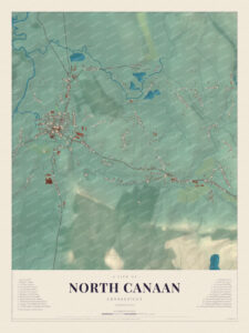 Map of North Canaan, Connecticut