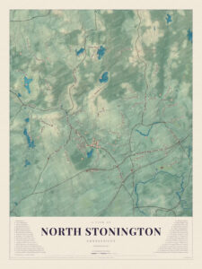 Map of North Stonington, Connecticut