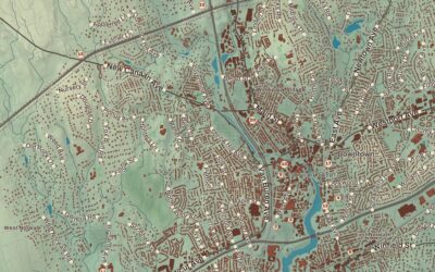 Beautifully Detailed Map of Norwalk, Connecticut