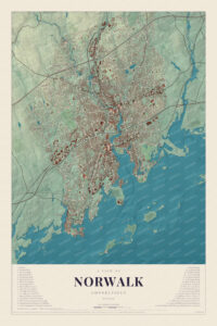 Map of Norwalk, Connecticut