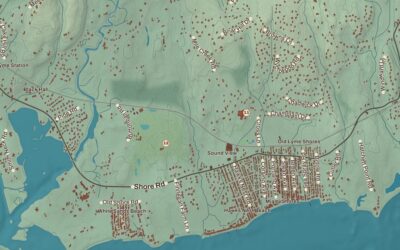 Beautifully Detailed Map of Old Lyme, Connecticut