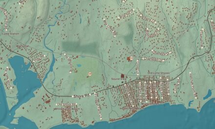 Beautifully Detailed Map of Old Lyme, Connecticut