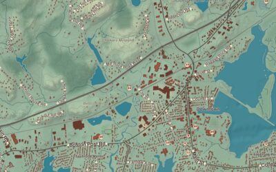 Beautifully Detailed Map of Old Saybrook, Connecticut