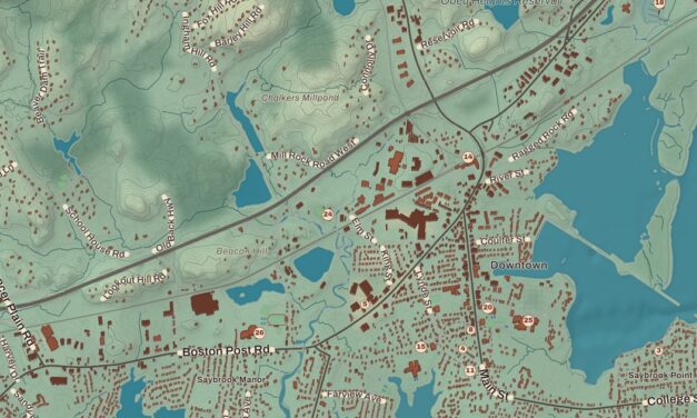 Beautifully Detailed Map of Old Saybrook, Connecticut