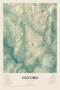Map of Oxford, Connecticut