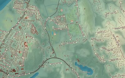 Beautifully Detailed Map of Portland, Connecticut