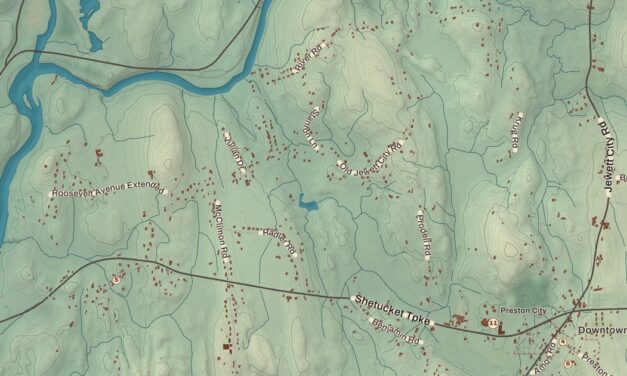Beautifully Detailed Map of Preston, Connecticut