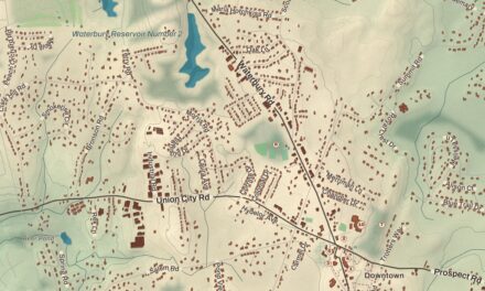 Beautifully Detailed Map of Prospect, Connecticut