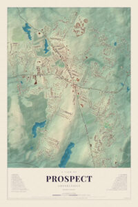 Map of Prospect, Connecticut