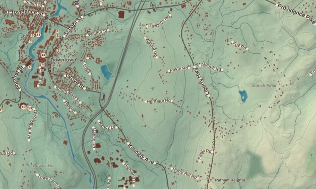 Beautifully Detailed Map of Putnam, Connecticut