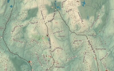 Beautifully Detailed Map of Redding, Connecticut