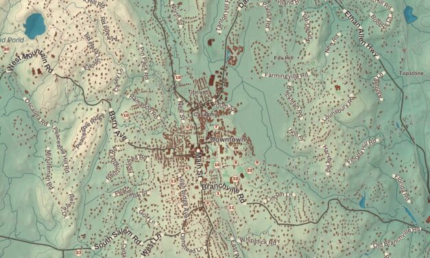Beautifully Detailed Map of Ridgefield, Connecticut