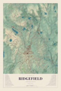 Map of Ridgefield, Connecticut