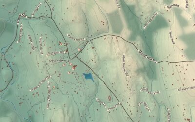 Beautifully Detailed Map of Roxbury, Connecticut