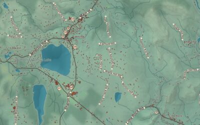 Beautifully Detailed Map of Salisbury, Connecticut