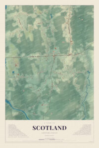Map of Scotland, Connecticut