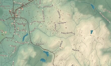 Beautifully Detailed Map of Sharon, Connecticut